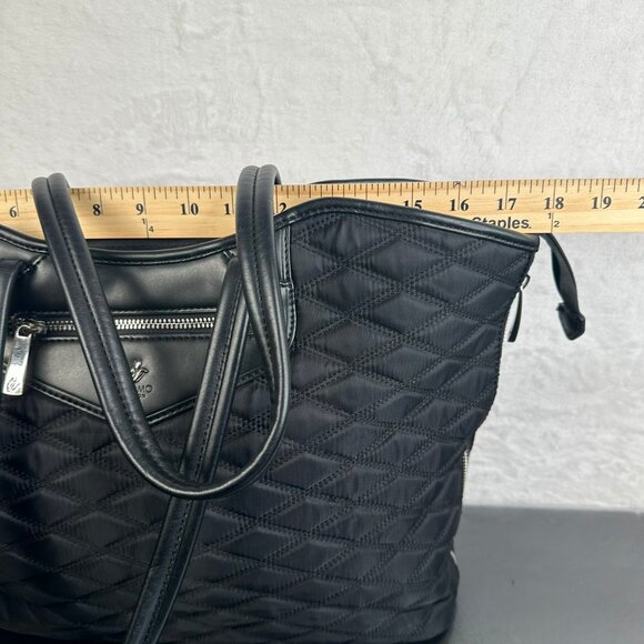 Knomo London Great Portland Over The Shoulder Bag Laptop Protection Tote Black - Picture 9 of 15
